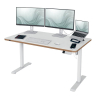 Leitz Ergo elektrisch zit-sta bureau 140 x 80 cm wit 243786 - 1