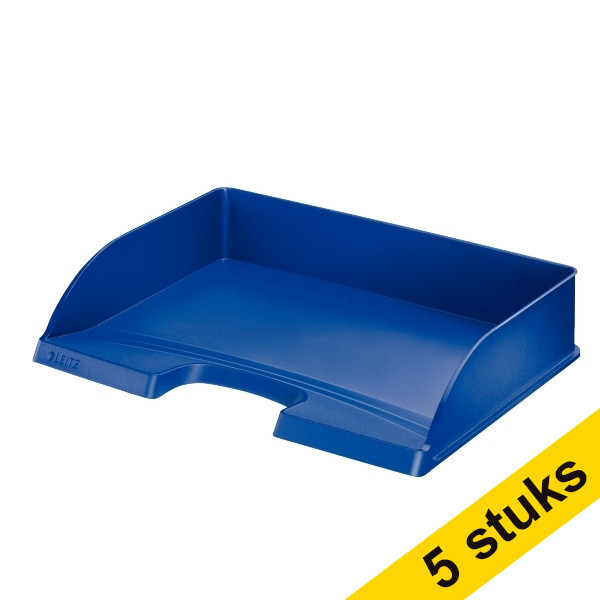 Leitz Plus brievenbak landscape blauw (5 stuks) 52180035 226127 - 1