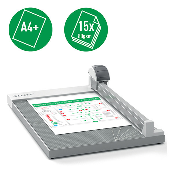 Leitz Precision Office rolsnijmachine 15 vel (A4+) 90270000 226586 - 2