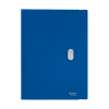 Leitz Recycle plastic 3-klepsmap A4 met sluiting blauw 46220035 227562
