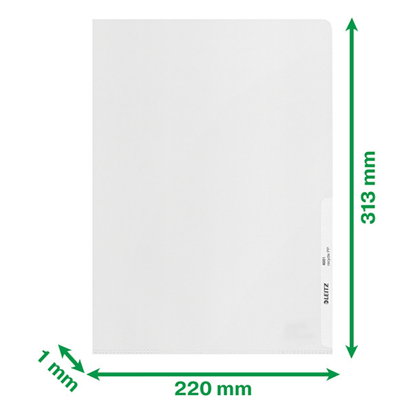 Leitz Recycle zichtmap transparant A4 140 micron (25 stuks) 40013003 226485 - 3