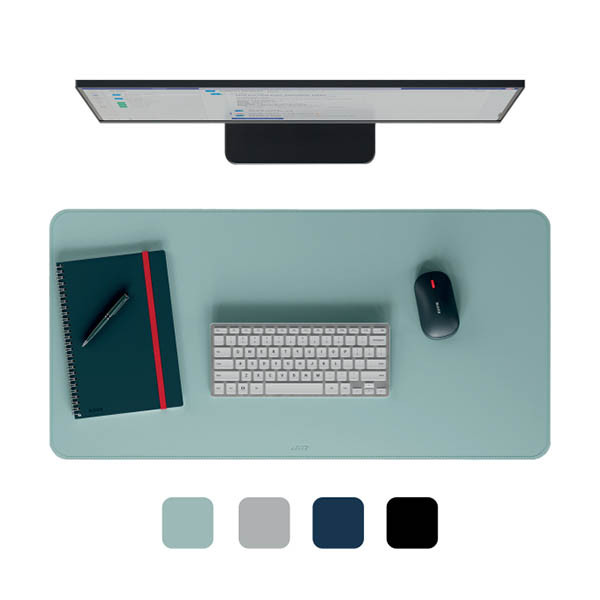 Leitz bureauonderlegger lederlook 40 x 80 cm mintgroen 213459 - 1