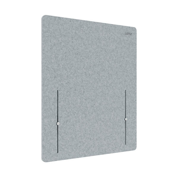 Leitz in hoogte verstelbare bureauscherm 60 x 70 grijs 243787 - 2