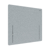 Leitz in hoogte verstelbare bureauscherm 70 x 80 grijs 243788 - 2