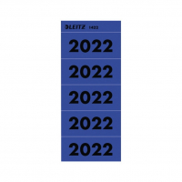 Leitz jaartal etiketten 2022 25,5 x 60 mm zelfklevend blauw (100 stuks) 14220035 226567