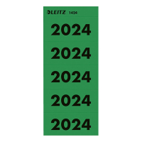 Leitz jaartal etiketten 2024 25,5 x 60 mm zelfklevend groen (100 stuks) 14240055 226598