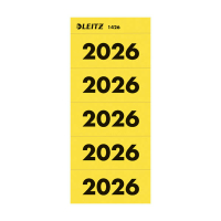 Leitz jaartal etiketten 2026 25,5 x 60 mm zelfklevend geel (100 stuks) 202765