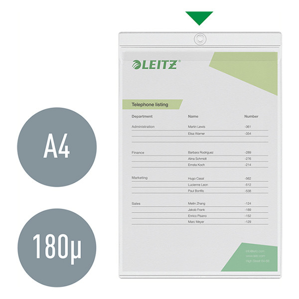 Leitz premium etui met ophangoog A4 (50 stuks) 40940000 202523 - 5