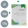 Leitz premium showtas transparant A4 4-gaats 130 micron (100 stuks) 47800003 211488 - 2