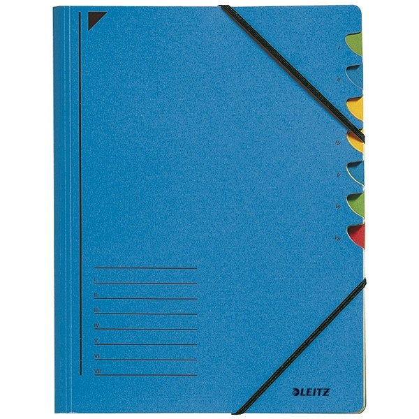 Leitz sorteermap blauw (7 tabs) 39070035 202856 - 
