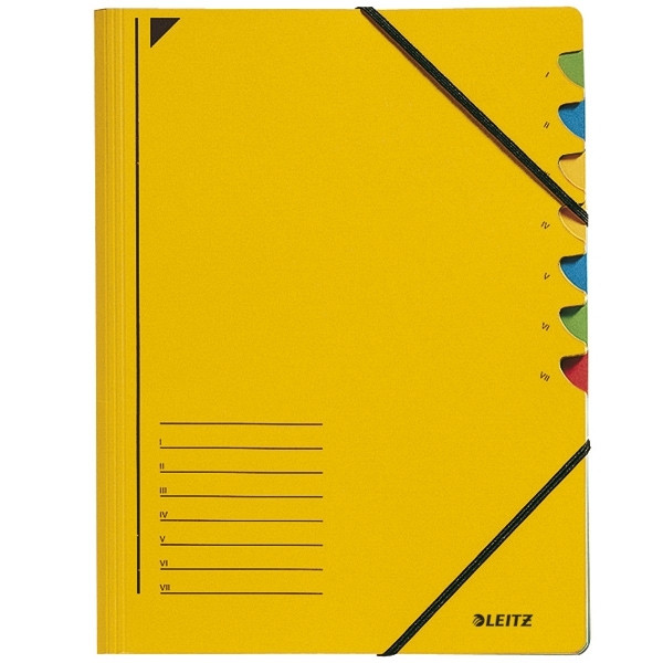 Leitz sorteermap geel (7 tabs) 39070015 202852 - 