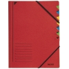 Leitz sorteermap rood (7 tabs)