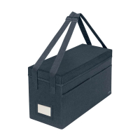 Leitz stoffen opbergtas met deksel grijs (L) SE001135