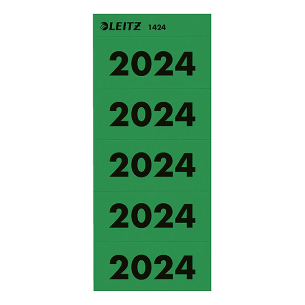 Leitz zelfklevende jaartal etiketten 2024 (100 stuks) 14240055 226598 - 1