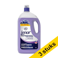 Aanbieding: 3x Lenor Professional Paarse Bloesem wasverzachter 4 L (200 wasbeurten)