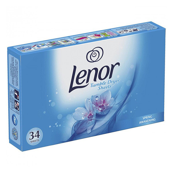 Lenor Aprilfris droogtrommeldoekjes (34 doekjes) SLE00247 - 1