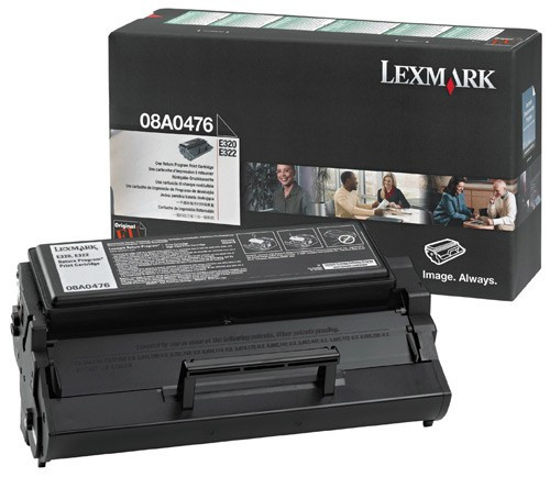 Lexmark 08A0476 toner zwart (origineel) 08A0476 034084 - 1