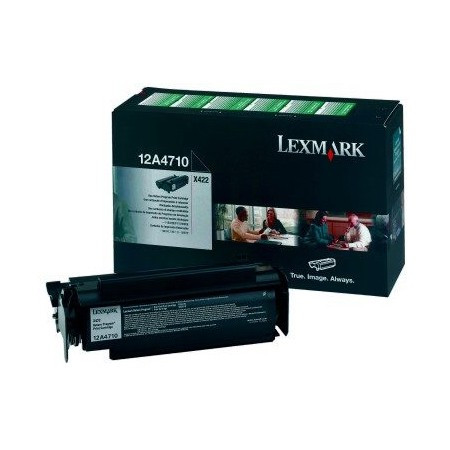 Lexmark 12A4710 toner zwart (origineel) 12A4710 034390 - 1