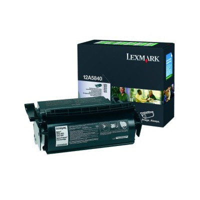 Lexmark 12A5840 toner zwart (origineel) 12A5840 034197 - 1