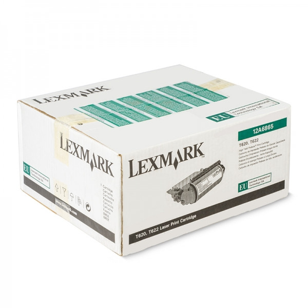 Lexmark 12A6865 toner zwart hoge capaciteit (origineel) 12A6865 034235 - 1