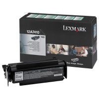 Lexmark 12A7410 toner zwart (origineel) 12A7410 034350