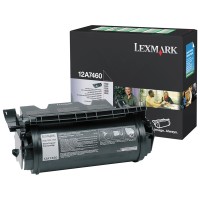 Lexmark 12A7460 toner zwart (origineel) 12A7460 034120