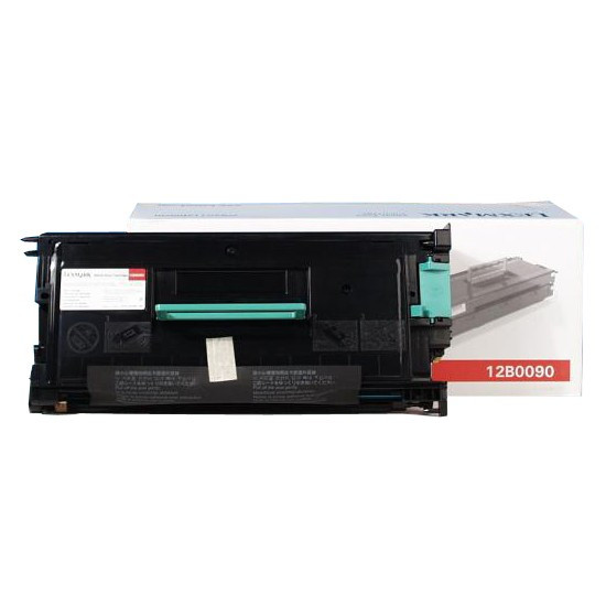 Lexmark 12B0090 toner zwart (origineel) 12B0090 034385 - 1