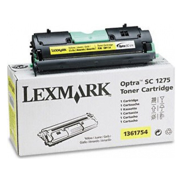 Lexmark 1361754 toner geel (origineel) 1361754 034070 - 1