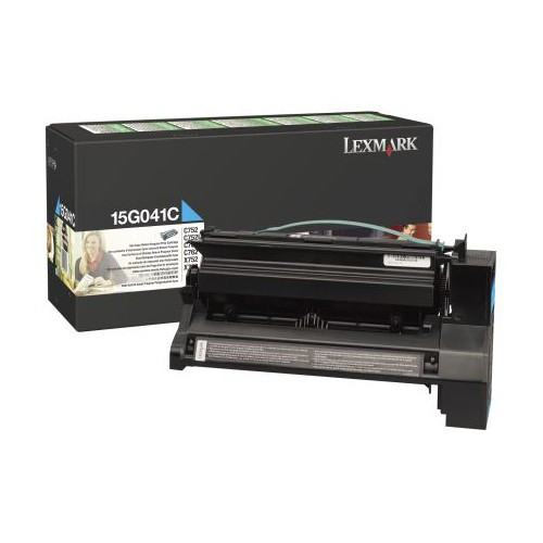 Lexmark 15G041C toner cyaan (origineel) 15G041C 034520 - 1