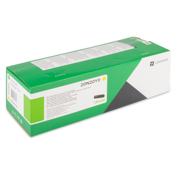 Lexmark 20N20Y0 toner geel (origineel) 20N20Y0 038002 - 1