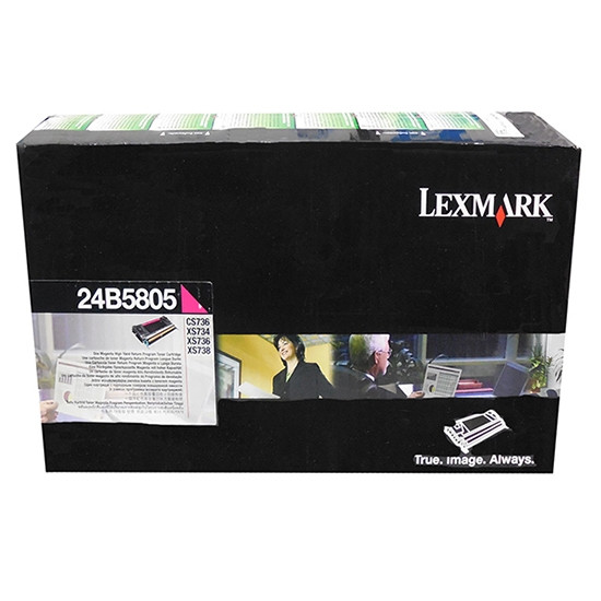Lexmark 24B5805 toner magenta (origineel) 24B5805 037430 - 1