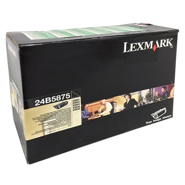 Lexmark 24B5875 toner zwart (origineel) 24B5875 037404 - 1