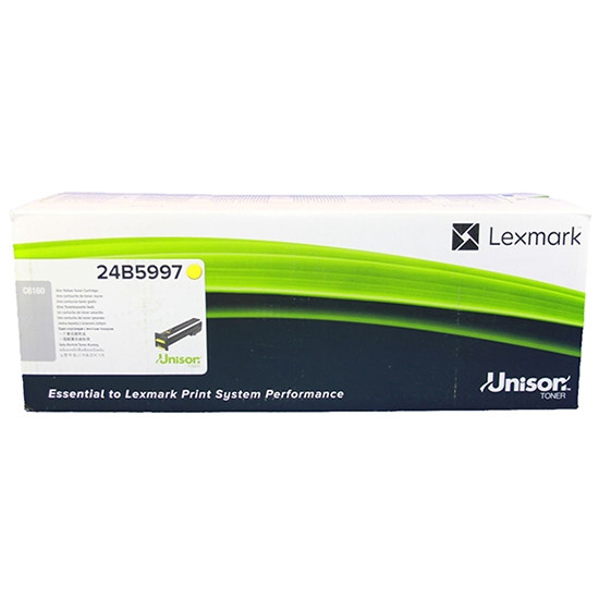 Lexmark 24B5997 toner geel (origineel) 24B5997 037722 - 1