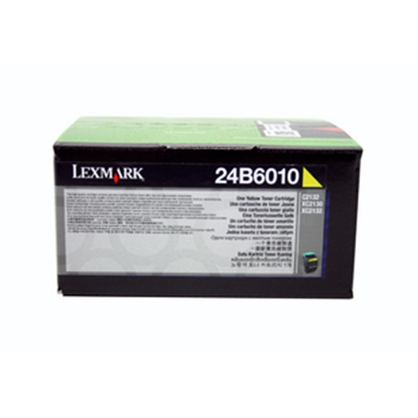 Lexmark 24B6010 toner geel (origineel) 24B6010 037450 - 1