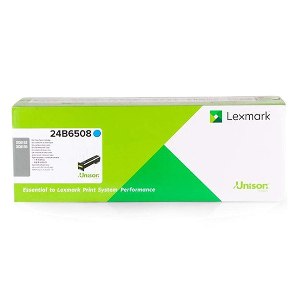 Lexmark 24B6508 toner cyaan (origineel) 24B6508 037798 - 1