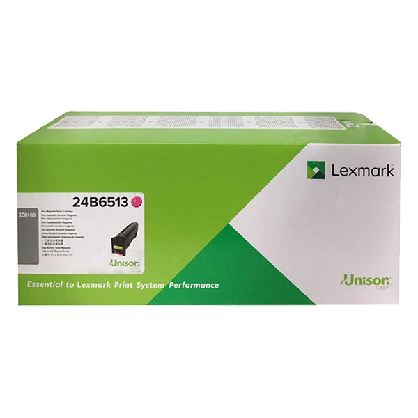 Lexmark 24B6513 toner magenta (origineel) 24B6513 037808 - 1
