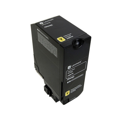 Lexmark 24B6719 toner geel (origineel) 24B6719 905383 - 1