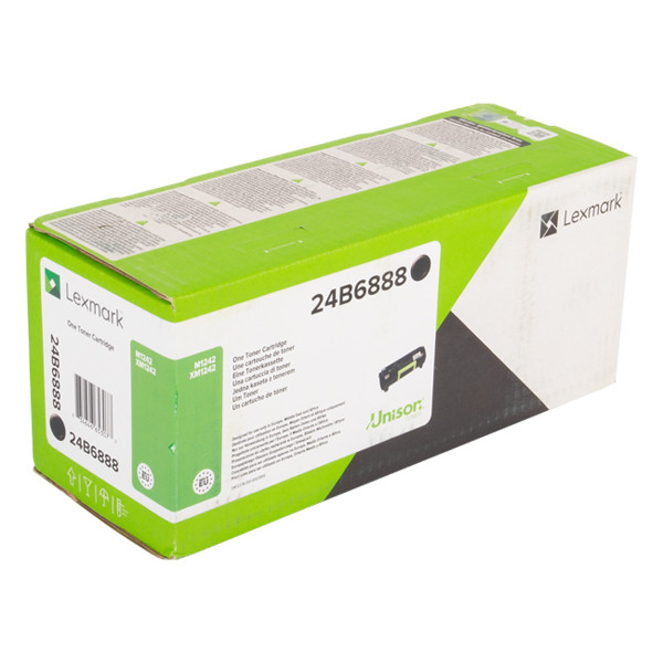 Lexmark 24B6888 toner zwart (origineel) 24B6888 037862 - 1