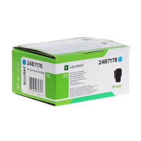 Lexmark 24B7178 toner cyaan (origineel) 905760