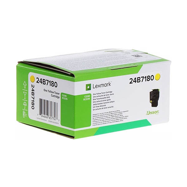 Lexmark 24B7180 toner geel (origineel) 037930 - 1