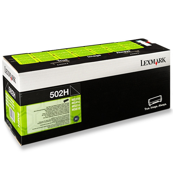 Lexmark 502H (50F2H00) toner zwart hoge capaciteit (origineel) 50F2H00 037310 - 1