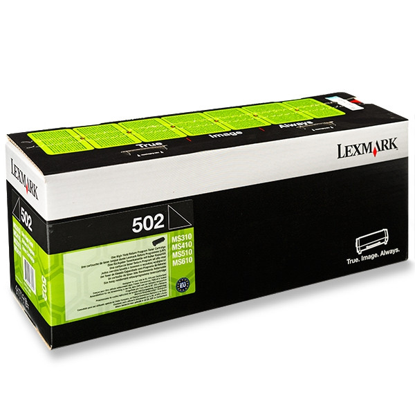 Lexmark 502 (50F2000) toner zwart (origineel) 50F2000 037308 - 1