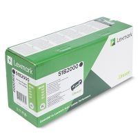 Lexmark 51B2000 toner zwart (origineel) 51B2000 037728