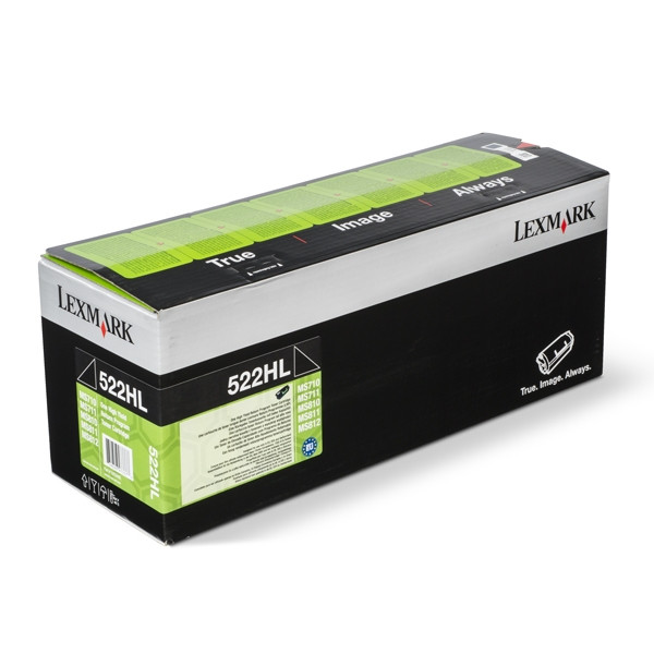 Lexmark 522HL (52D2H0L) etiketten toner (origineel) 52D2H0L 037520 - 1