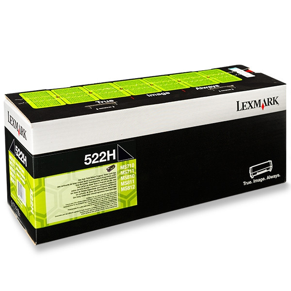Lexmark 522H (52D2H00) toner zwart hoge capaciteit (origineel) 52D2H00 037320 - 1