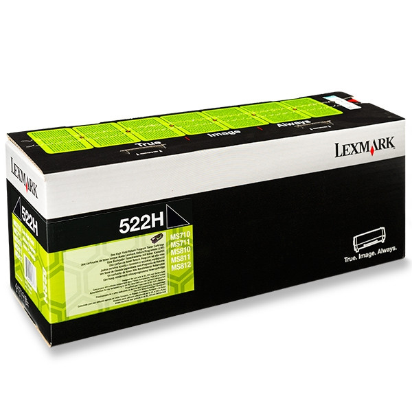 Lexmark 522H (52D2H00) toner zwart hoge capaciteit (origineel) 037320 - 1