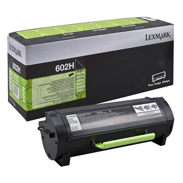 Lexmark 602H (60F2H00) toner zwart hoge capaciteit (origineel) 60F2H00 037326 - 1