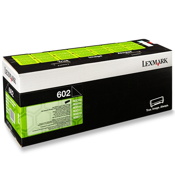 Lexmark 602 (60F2000) toner zwart (origineel) 60F2000 037324 - 1