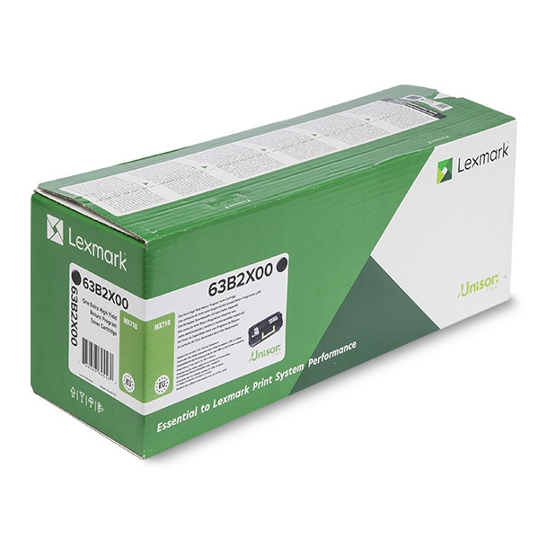 Lexmark 63B2X00 toner zwart extra hoge capaciteit (origineel) 63B2X00 037778 - 1