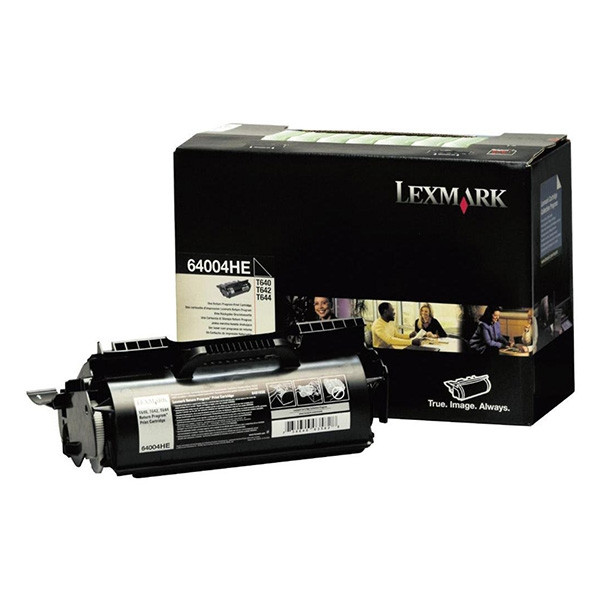 Lexmark 64004HE etiket toner hoge capaciteit (origineel) 64004HE 037334 - 1
